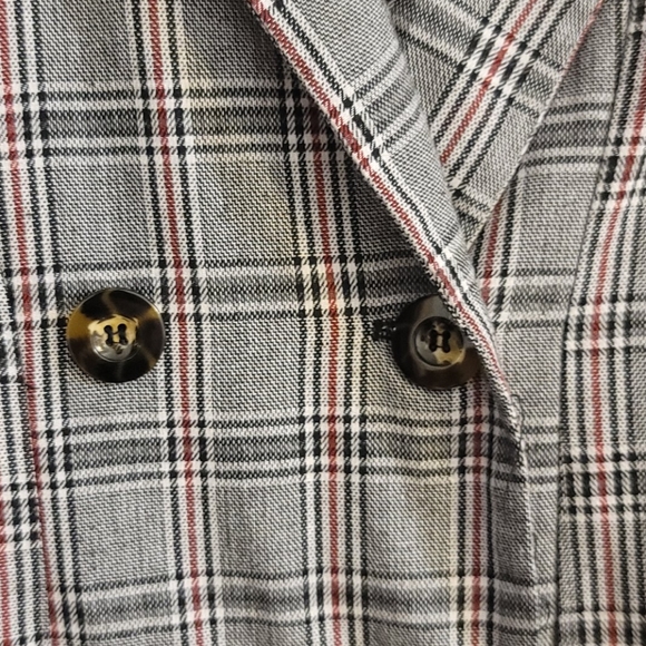 Charlotte Russe plaid blazer jacket/dress - Picture 8 of 9